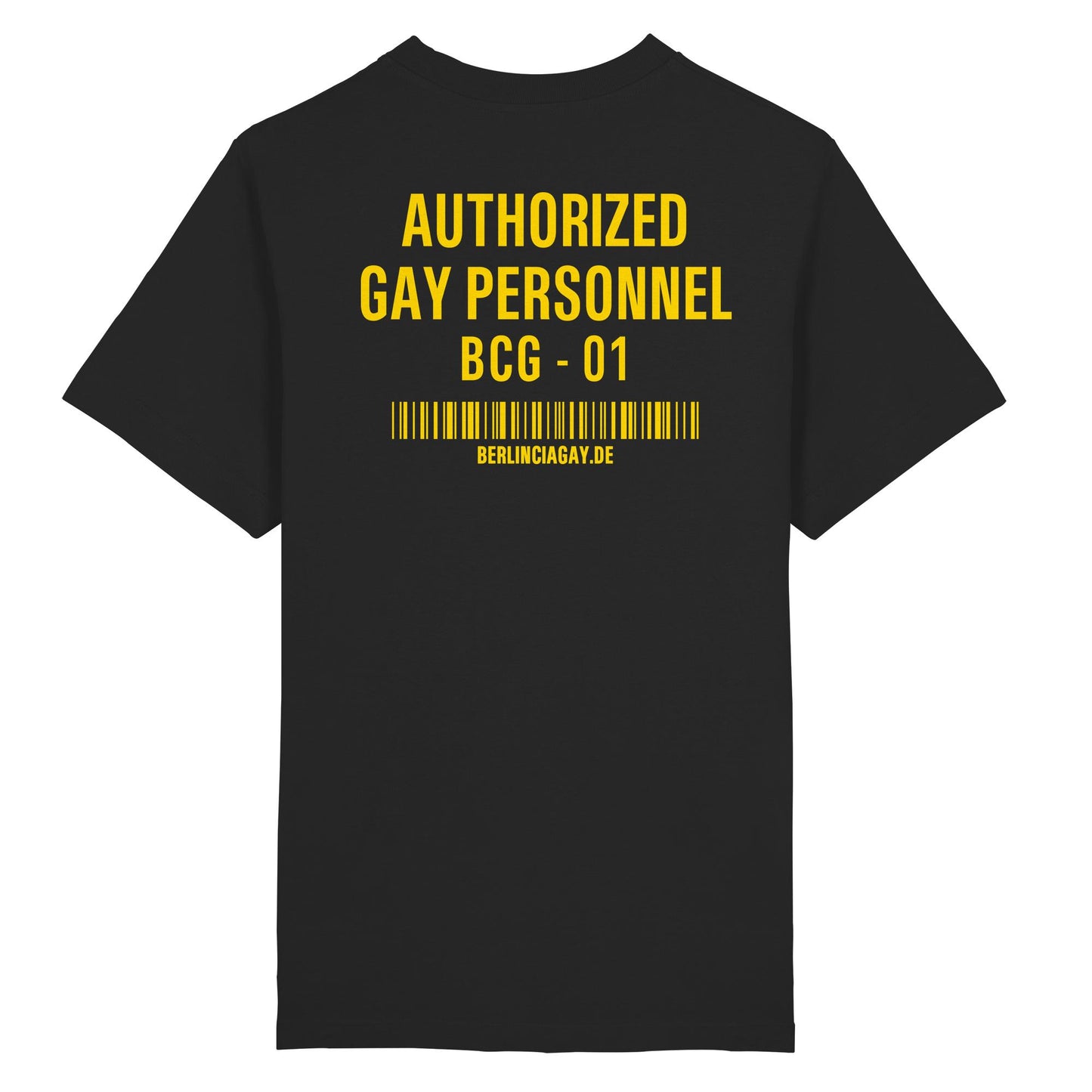 BCG-00-Y AUTHORIZED GAY PERSONNEL - Heavy Oversized Organic Shirt