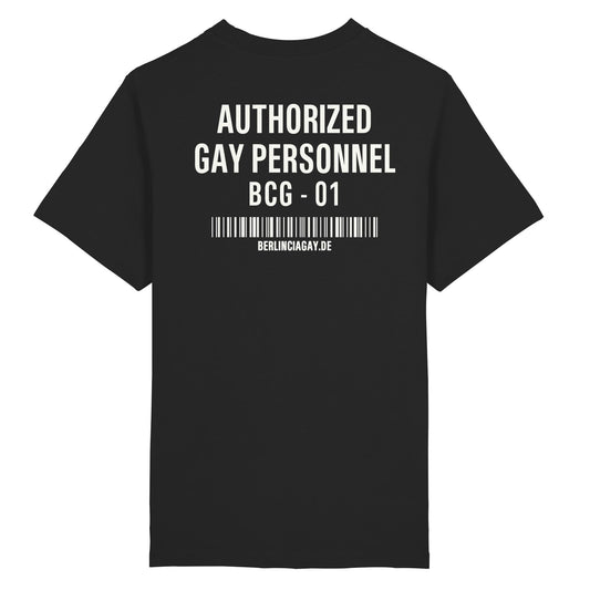 BCG-01 Authorized Gay Personnel - Heavy Oversized Organic Shirt