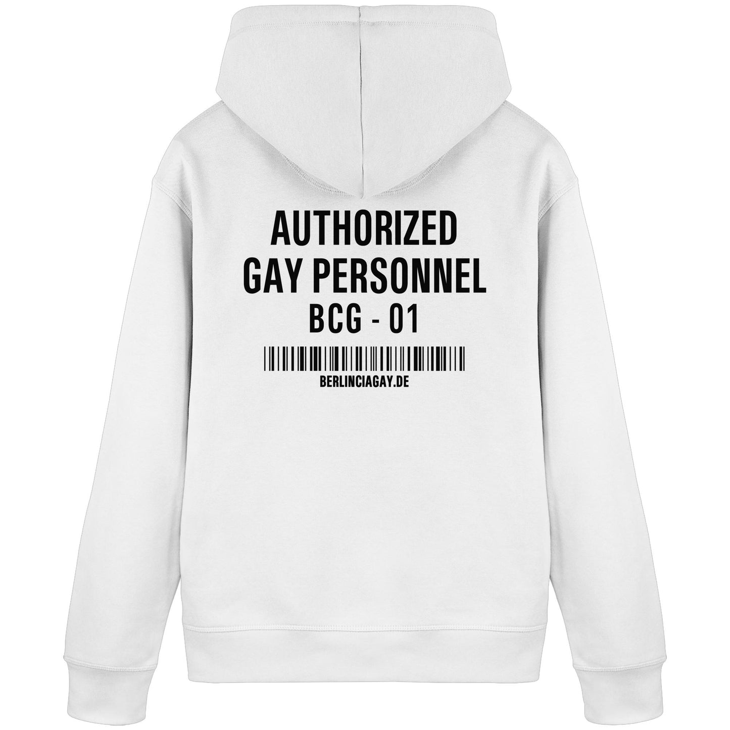 BCG-01 Authorized Gay Personnel - Organic Basic Hoodie