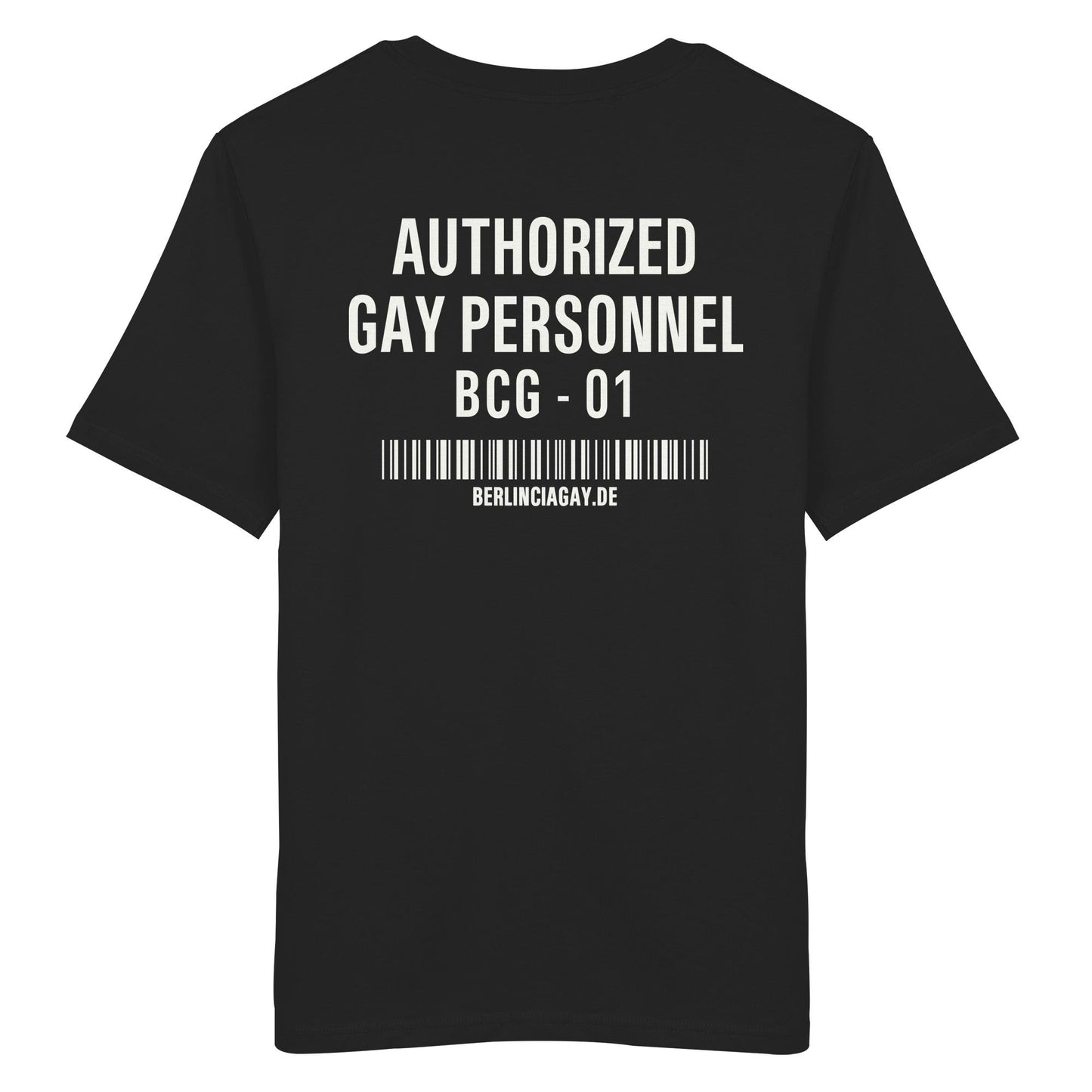 BCG-01 AUTHORIZED GAY PERSONNEL - Organic Shirt