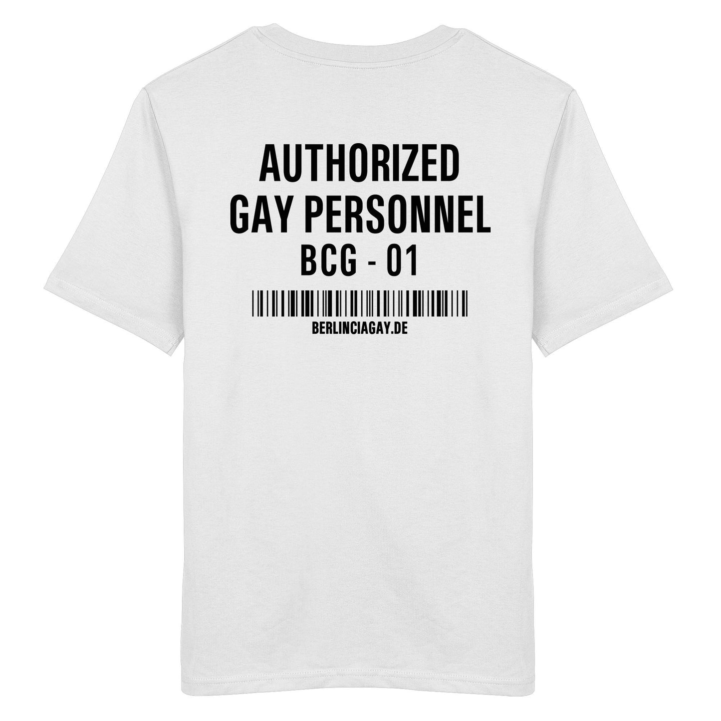 BCG-01 AUTHORIZED GAY PERSONNEL - Organic Shirt