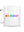 Berlinciagay Tasse glossy in Weiß, Seitenansicht mit Henkel links, Schriftzug BERLINCIAGAY in Regenbogenfarben