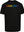 BERLINCIAGAY Heavy Oversize Pride in Schwarz, Rückseite liegend, mit Schriftzug BERLINCIAGAY in Regenbogenfarben