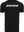 BERLINCIAGAY GAYNOW Organic Shirt in Schwarz, Rückseite liegend mit weißem GAYNOW Schriftzug im Speed-Look